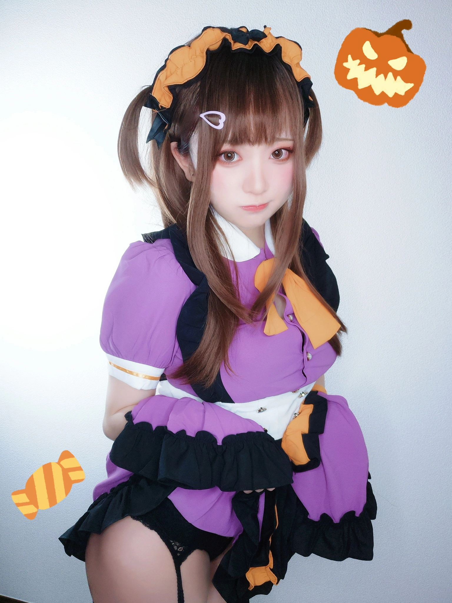 Yuki亭 - NO.22 👻ハロウィンメイドっ🎃自撮り 2